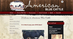 Desktop Screenshot of americanbluecattle.org